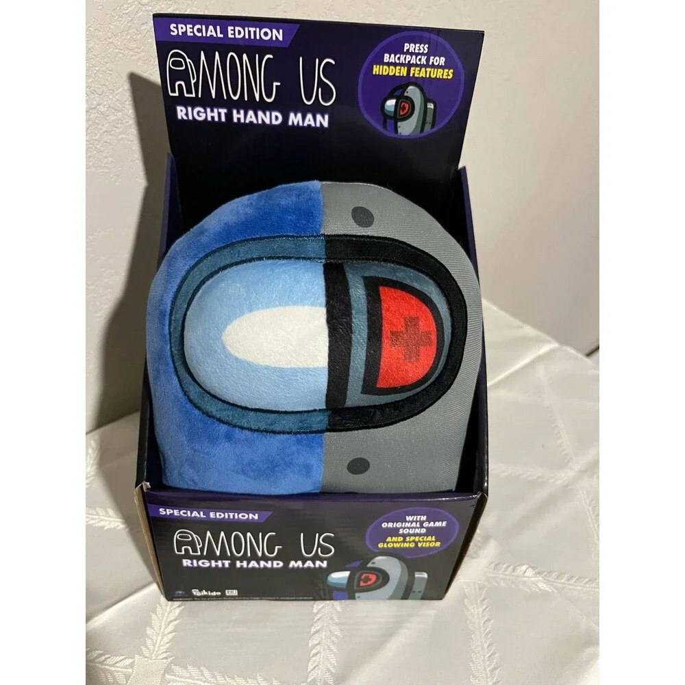 Among Us Right Hand Man Plush with Original Sound and Glowing Visor